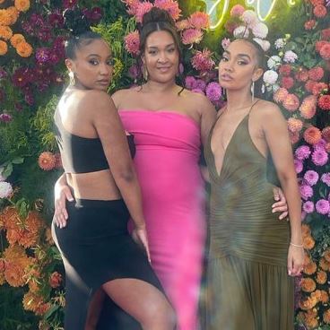 Sian-Louise Pinnock with her sisters Sairah and Leigh-Anne Pinnock